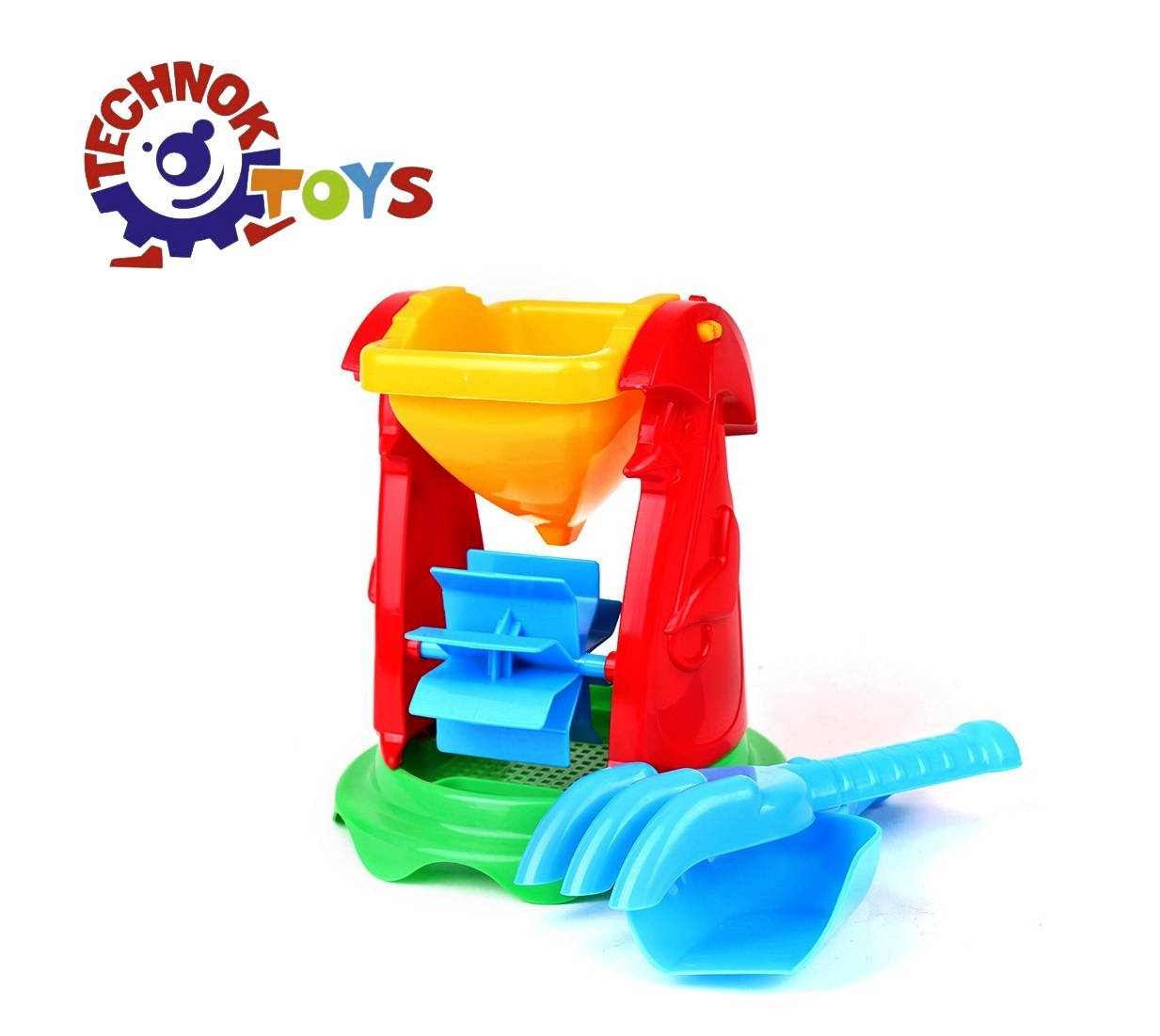 Мелничка за пясък с лопатка и гребло, TECHNOK, Украинска