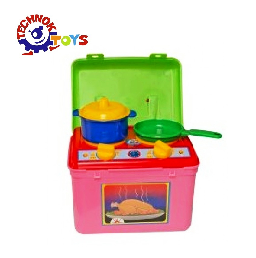 Мини печка с тиган и тенджера, 22х18х16см, TECHNOK, Украйна