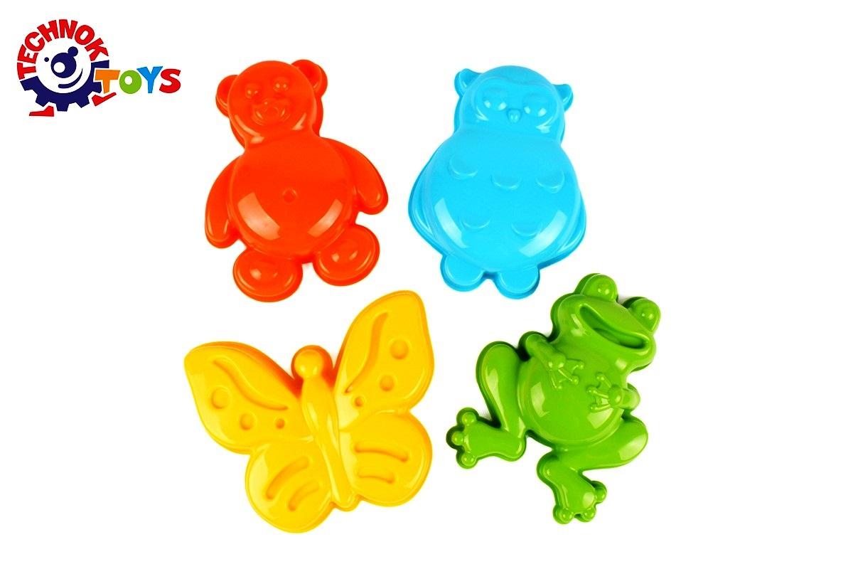 Формички за пясък животни 12х10х10см TECHNOK, Украйна