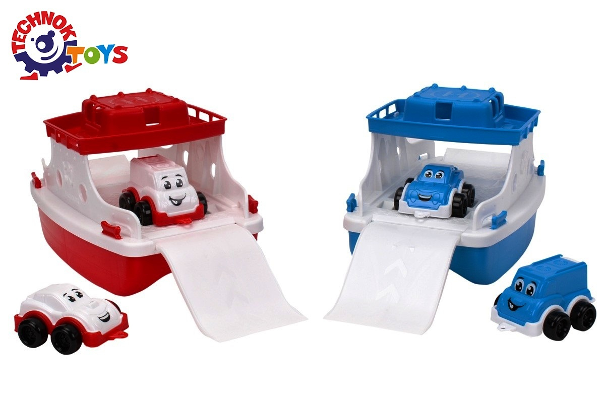 Ферибот с две колички и разгъваща се палуба 27х17х16см TECHNOK, Украйна