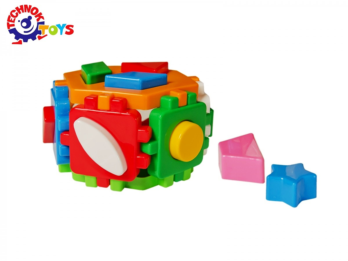 Сортер осмостен с 12 части за сортиране с геометрични форми TECHNOK, Украйна