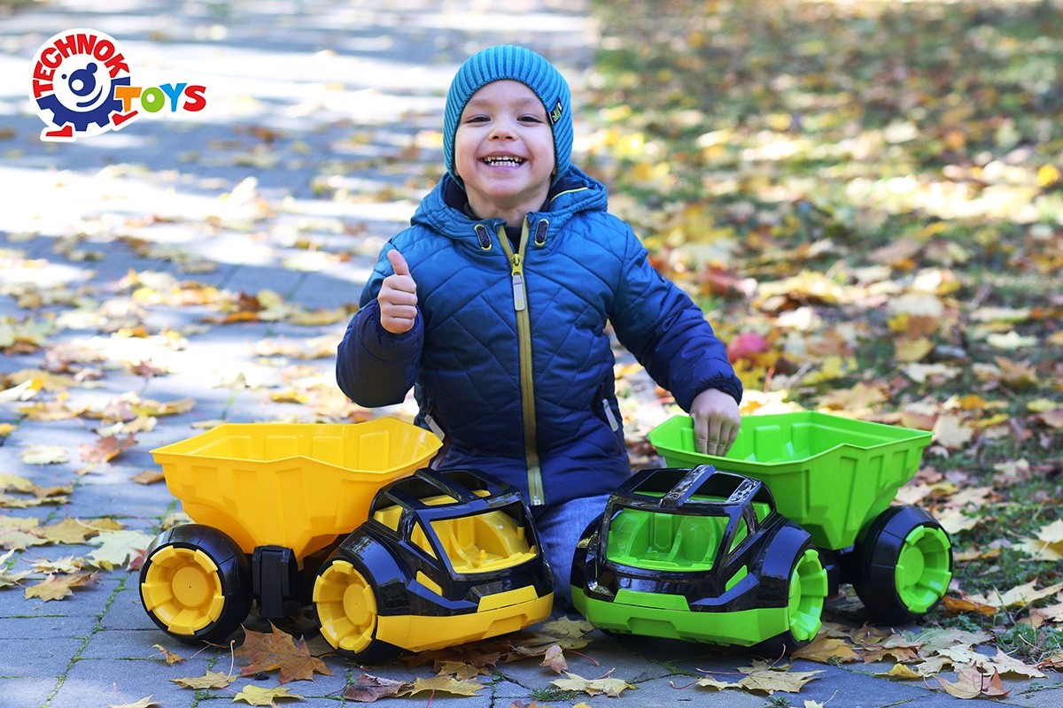 ГОЛЯМ Самосвал със странично изсипване 47х26х23см TECHNOK, Украйна