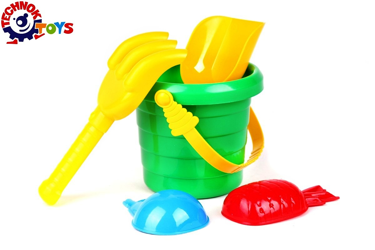 Кофичка с форма на замък 28×20×18см комплект за пясък TECHNOK, Украйна