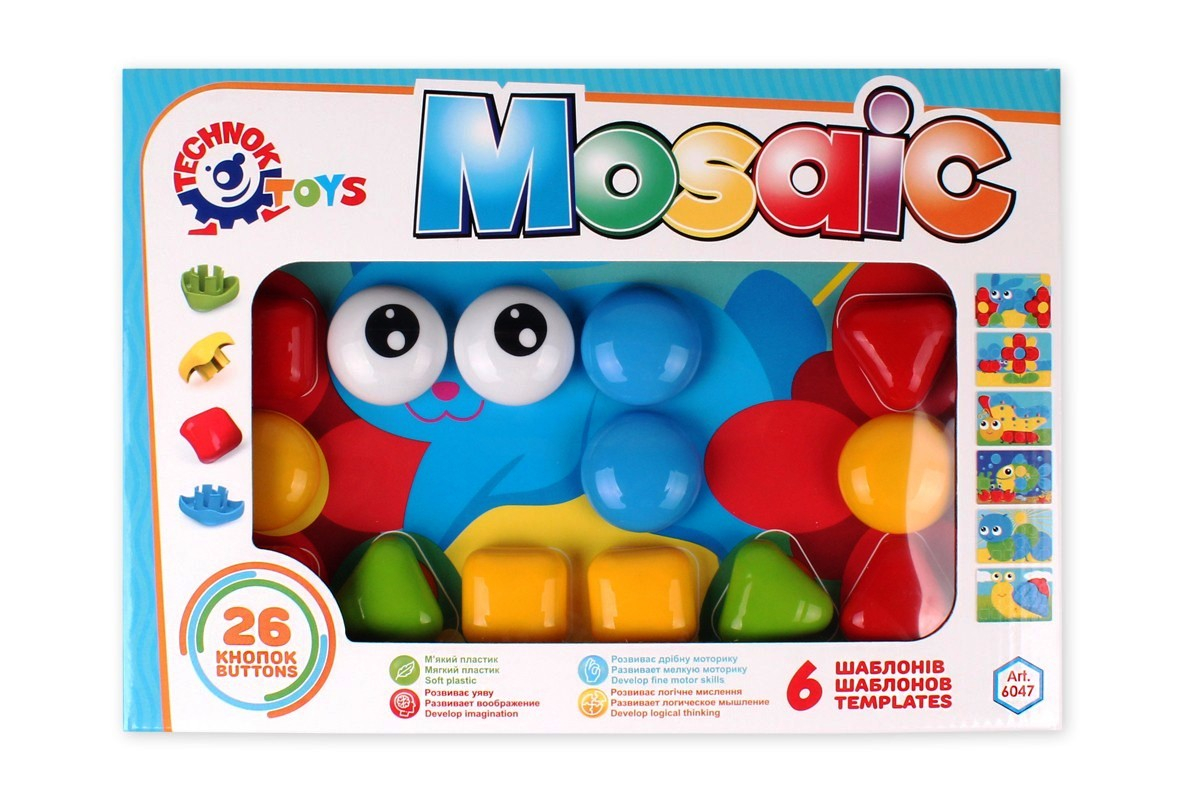 Мозайка с 10 шаблона и 26 елемента, TECHNOK, Украйна
