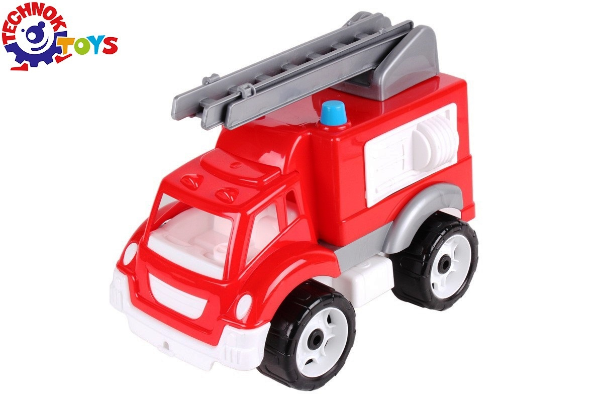 ГОЛЯМА Пожарна с подвижна стълба 33х23х20см TECHNOK, Украйна