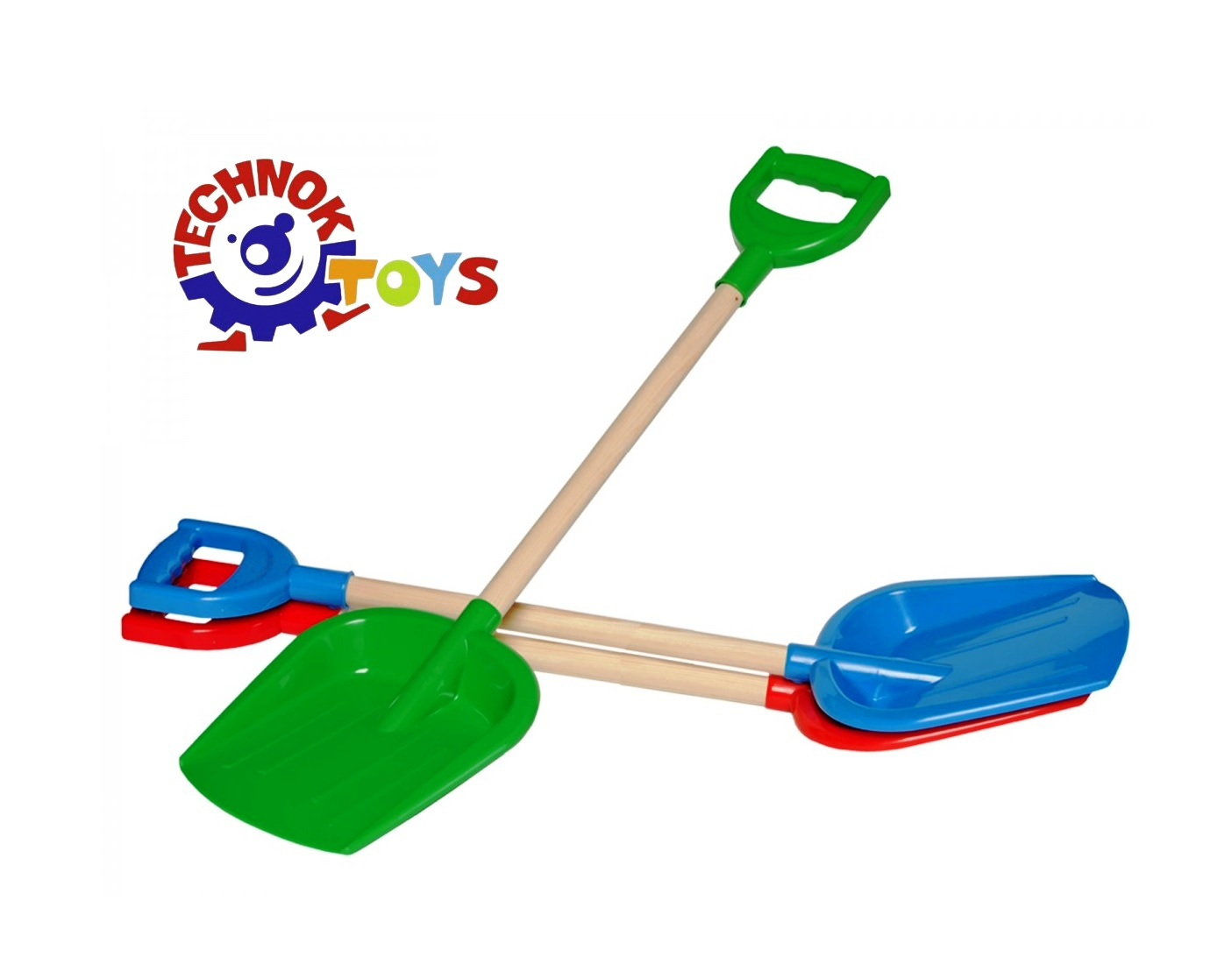 Лопата с дървена дръжка, 75х19х8см, TECHNOK, Украйна