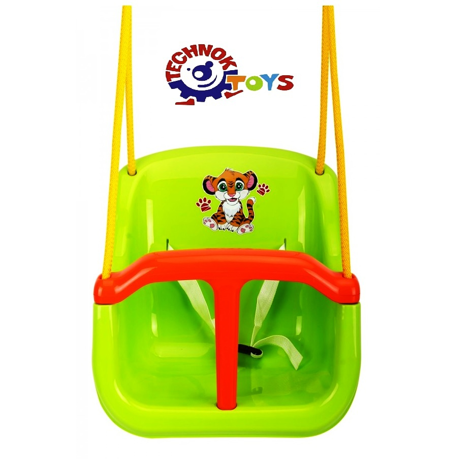 Люлка с повдигаща се предна част, зелена, 35х26х16см