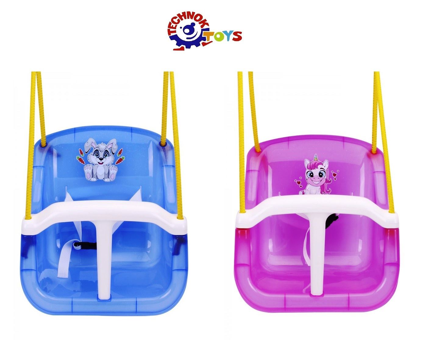 Люлка с повдигаща се предна част, блестящи частици, два цвята, 35х26х16см