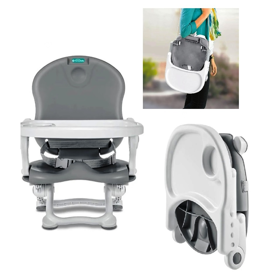 Сгъваемо столче за хранене, до 25кг, с презрамки с лесно пренасяне