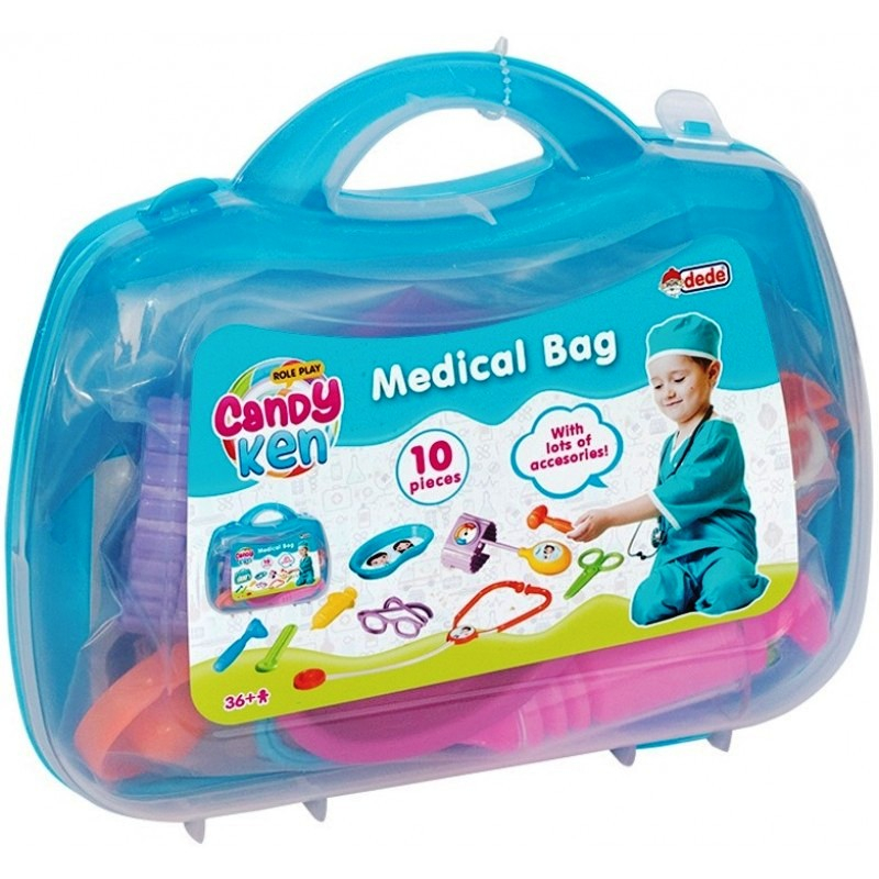 Докторски комплект в куфарче, 10 части, DEDE