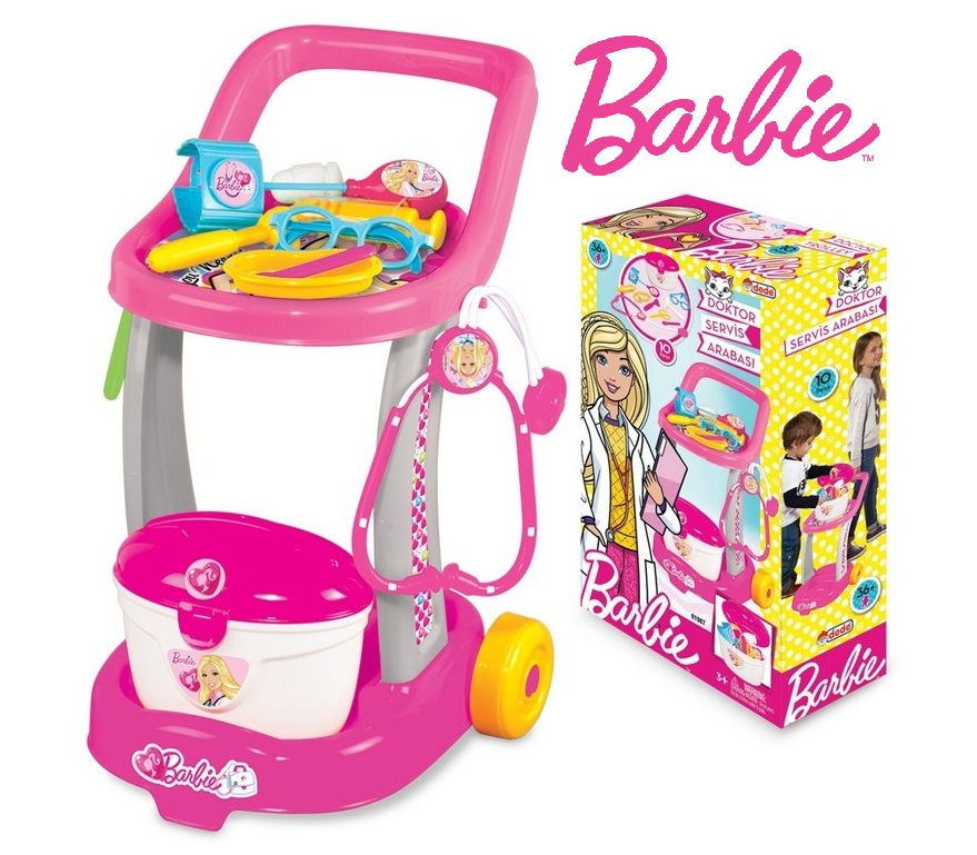 Докторска количка с аксесоари, Барби, Barbie, DEDE