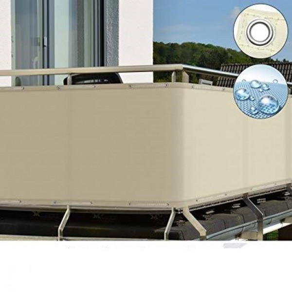 Оградна мрежа за тераса и градина, 6м, предпазва от вятър прах и нежелани погледи