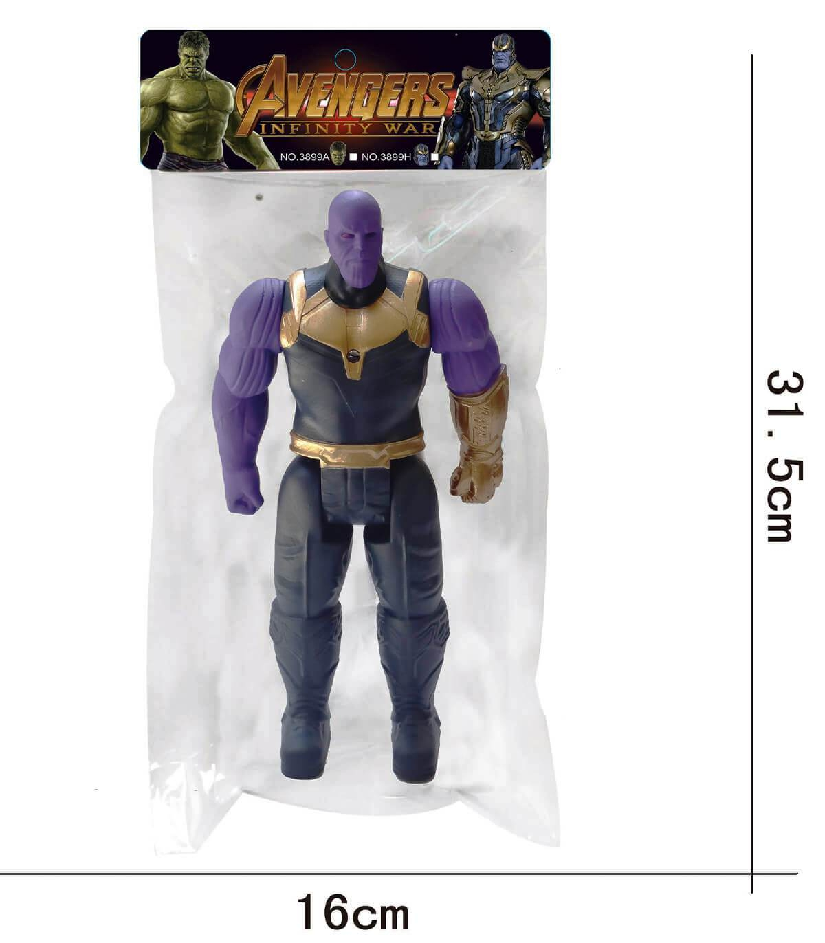 Светеща Фигура супергерой, височина 23см