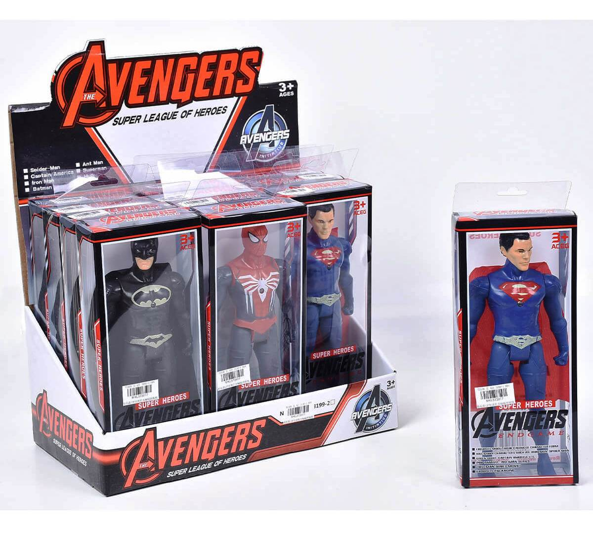 СВЕТЕЩА фигура на Супергерой 3 вида, блистерна кутия