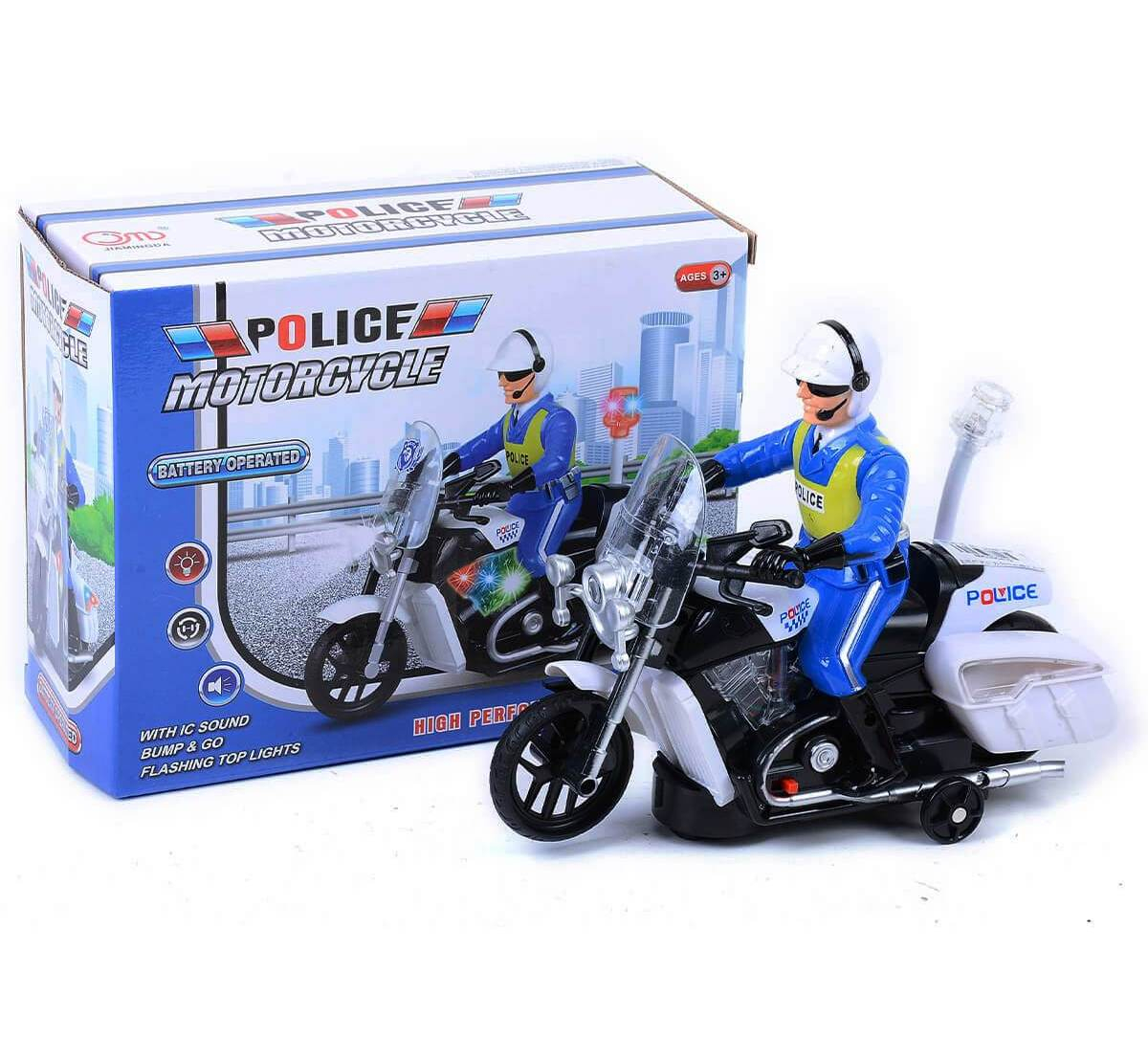 Мотор с полицай, Движение, Звук, Светлини