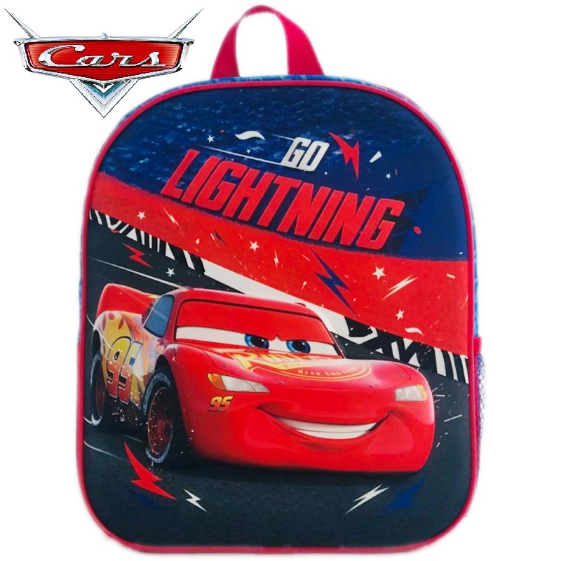 3D раница за детска градина Колите, CARS, McQueen GO Lightning