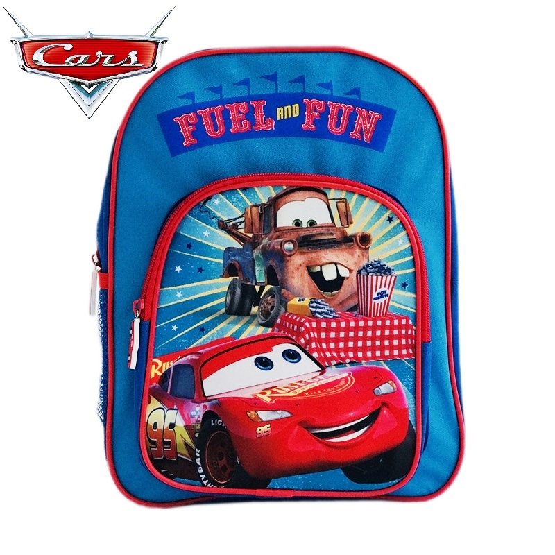 Раница за детска градина с голям и малък джоб, Колите, CARS Fuel and Fun