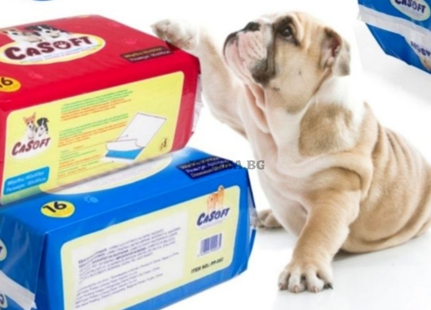 Подложки за домашни любимци, санитарни, 60х60см, червена опаковка