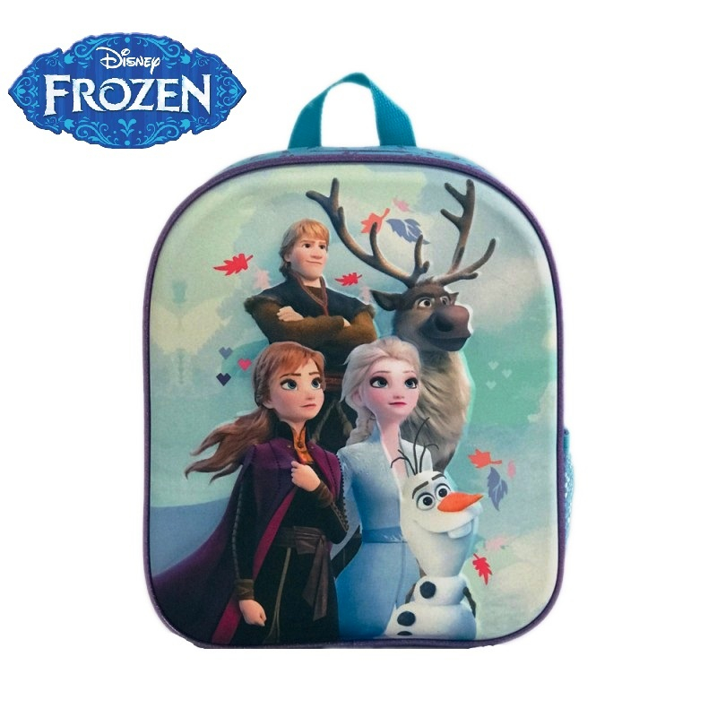 3D раница за детска градина Замръзналото кралство, FROZEN Anna Elsa Olaf Sven Kristoff