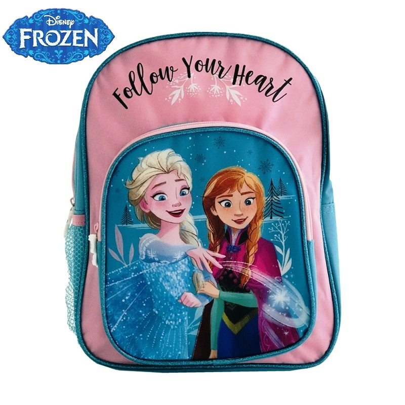Раница за детска градина с голям и малък джоб Замръзналото кралство с Анна и Елза, FROZEN Anna, Elsa Follow your heart