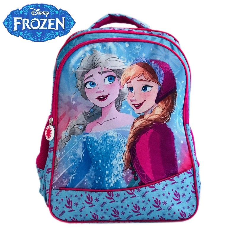 ГОЛЯМА Ученическа раница с 3 отделения Замръзналото кралство с Анна и Елза, FROZEN Anna, Elsa