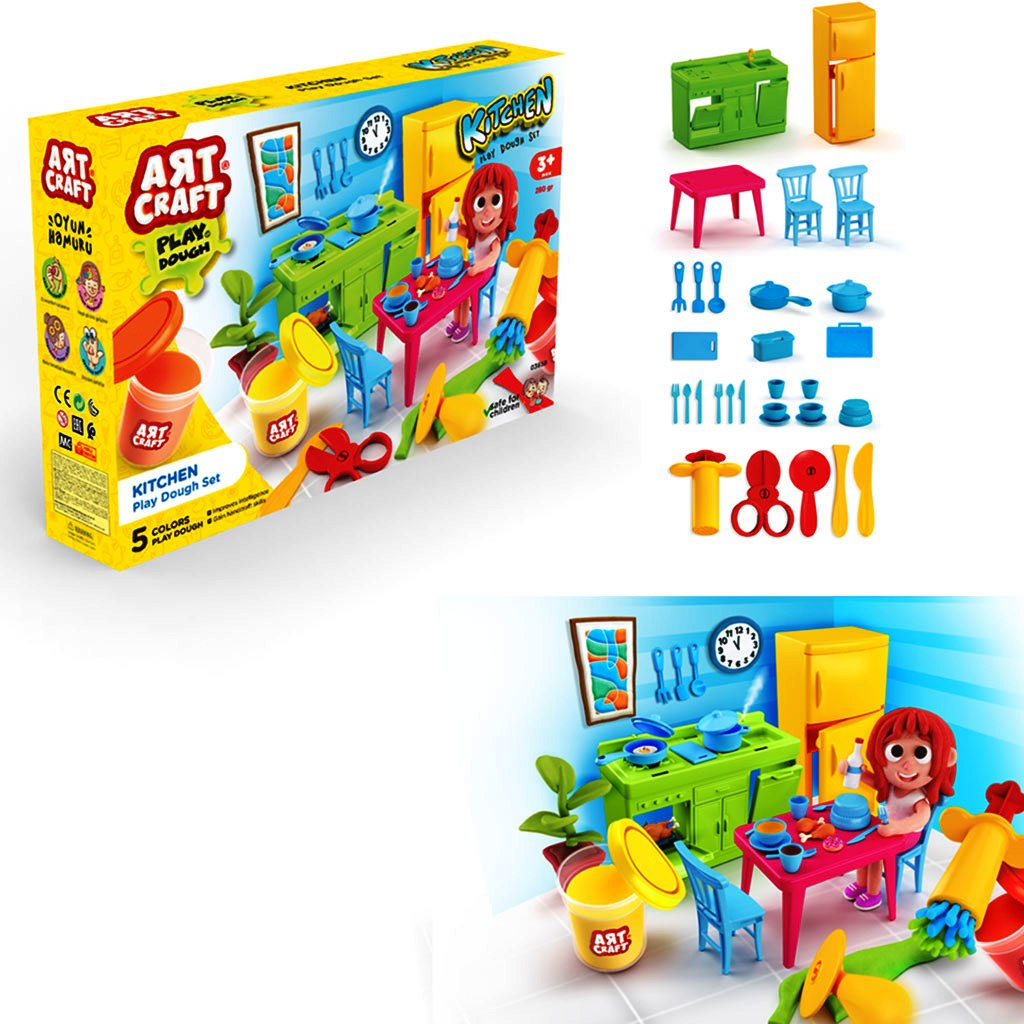 Мега кухненски комплект с пластелини, форми и мебели,DEDE