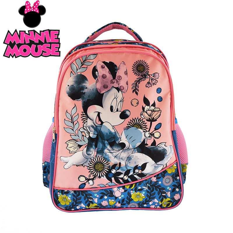 ГОЛЯМА Ученическа раница с 3 отделения Мини Маус, Minnie Mouse