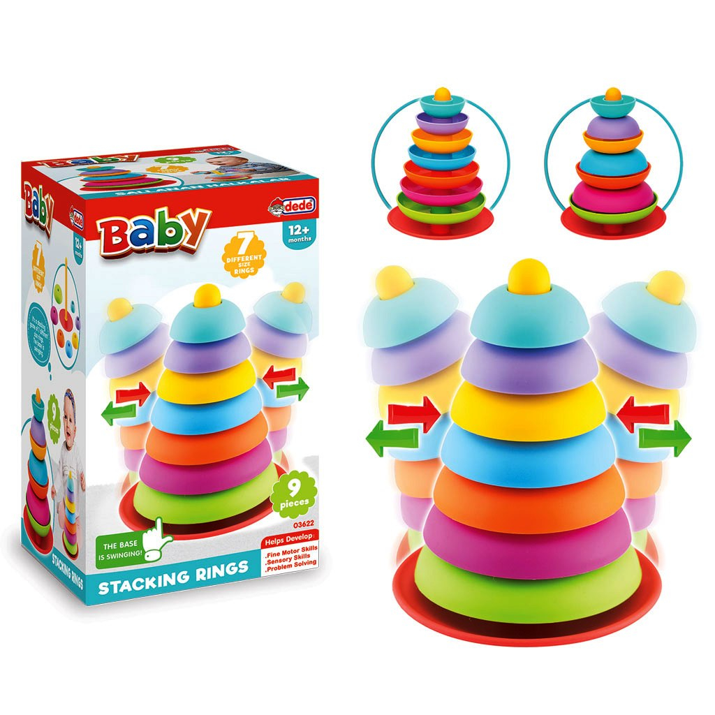 Люлееща се пирамида с рингове, DEDE