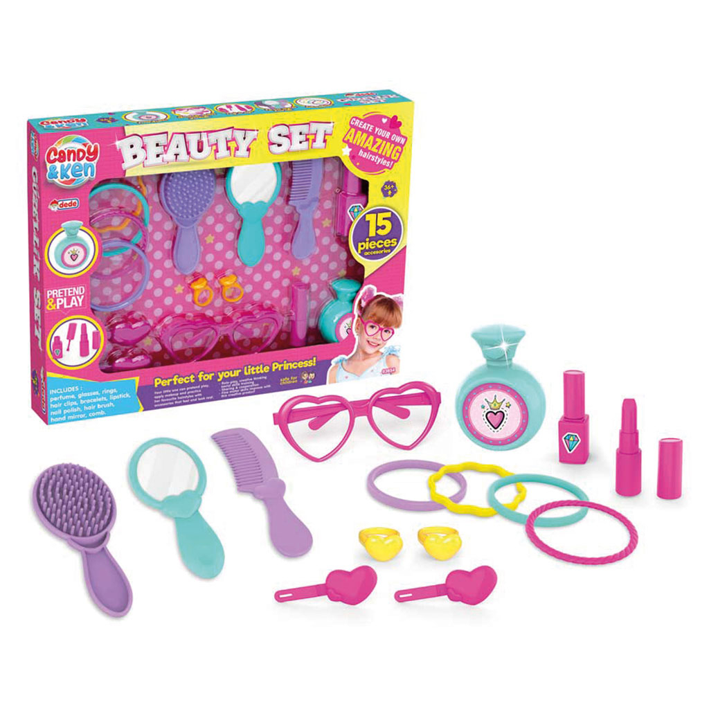 Комплект за красота, 15 части, Candy & Ken, DEDE