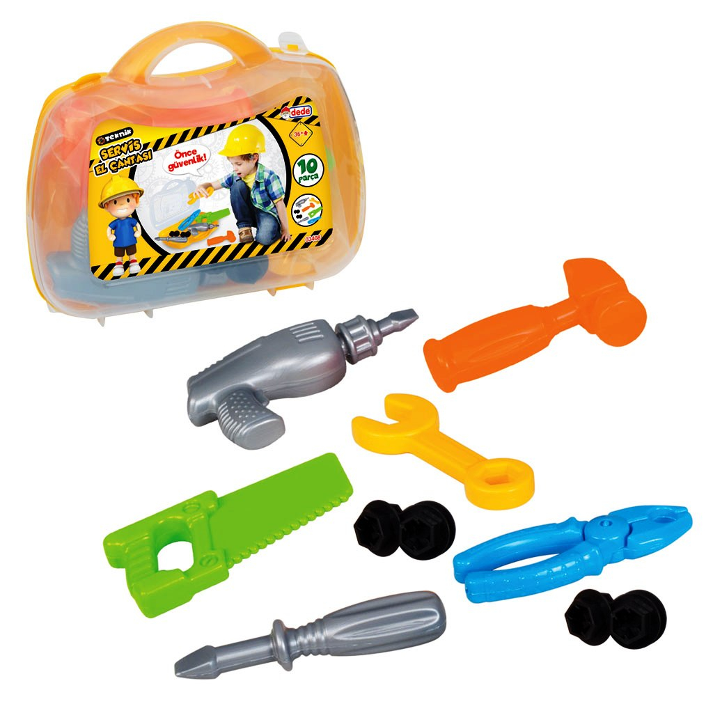 Комплект куфарче с инструменти, 8х26х23см, DEDE