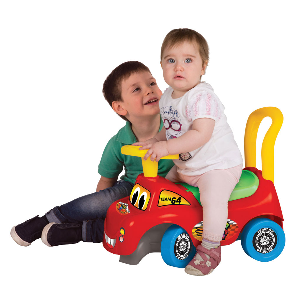 Кола за прохождане с волан и дръжка, DEDE