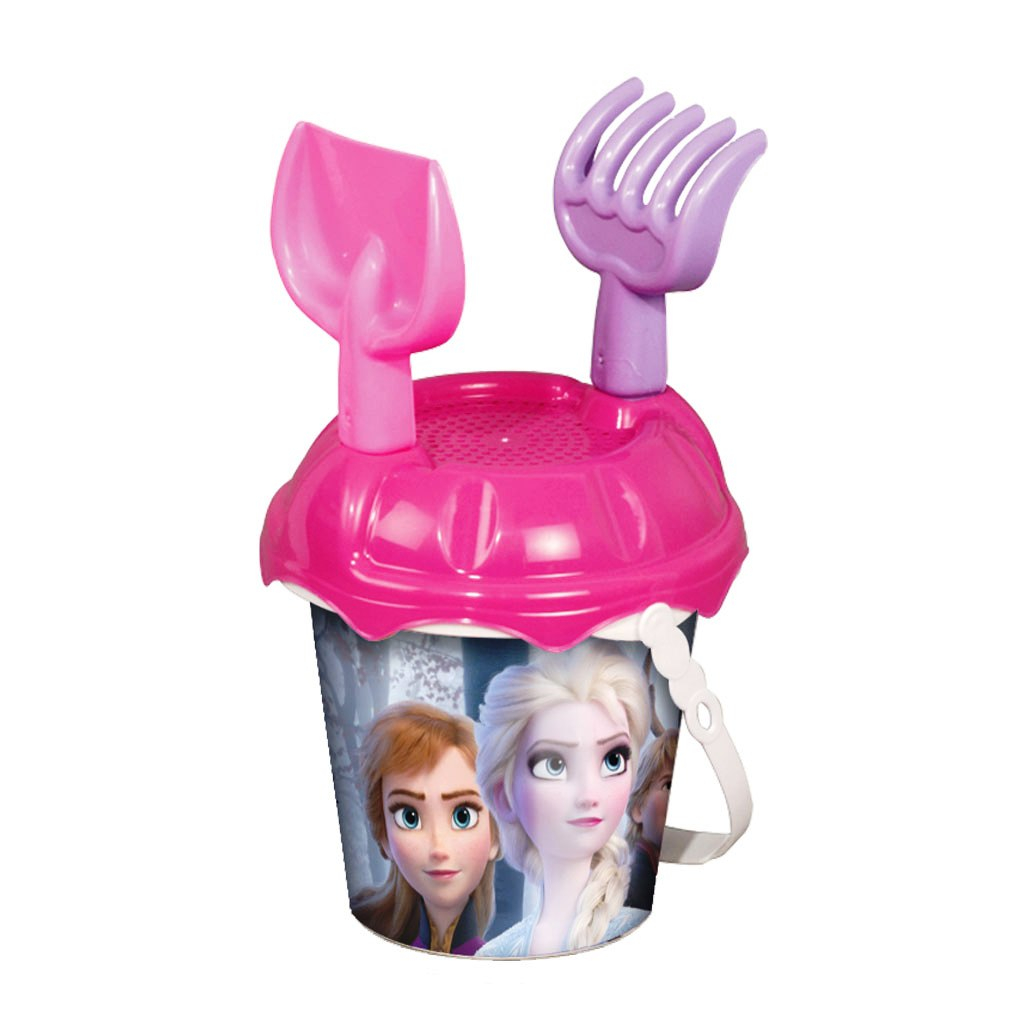 Frozen ГОЛЯМ пясъчен комплект в раничка с аксесоари Замръзналото кралство, 30х15х35см, DEDE