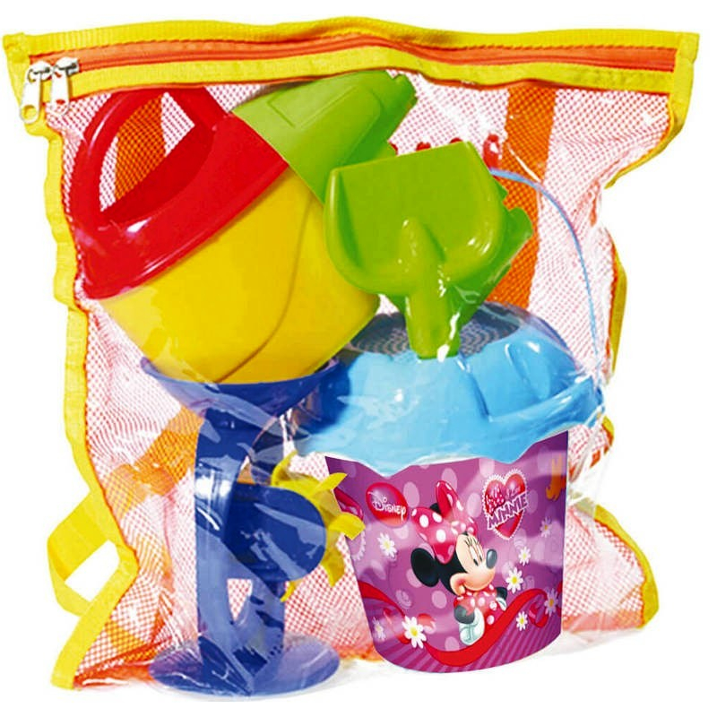 Minnie Mouse ГОЛЯМ пясъчен комплект в раничка с аксесоари Мини Маус, 30х15х35см, DEDE
