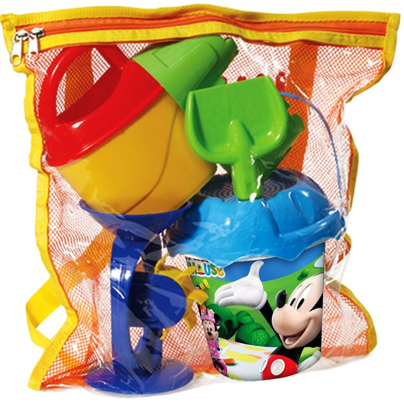 Mickey Mouse ГОЛЯМ пясъчен комплект в раничка с аксесоари Мики Маус, 30х15х35см, DEDE
