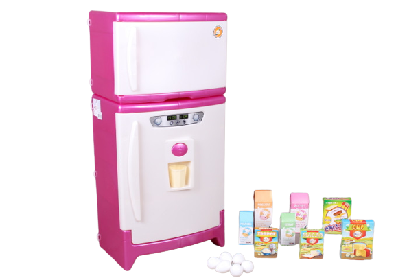 Двукамерен РЕАЛИСТИЧЕН Хладилник със звук, с аксесоари, в кутия, 32х22х64см, ORION, Украйна