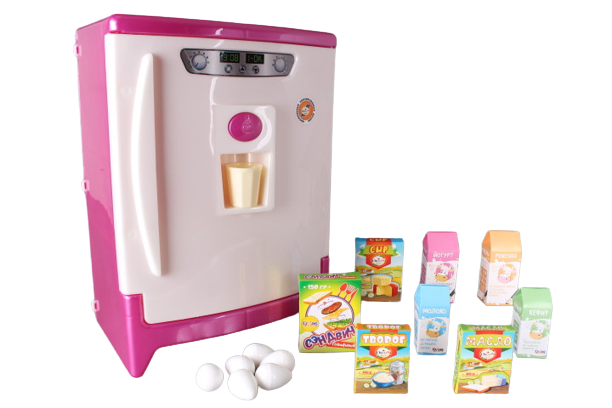 РЕАЛИСТИЧЕН Хладилник със звук, с аксесоари, в кутия, 32х22х44см, ORION, Украйна