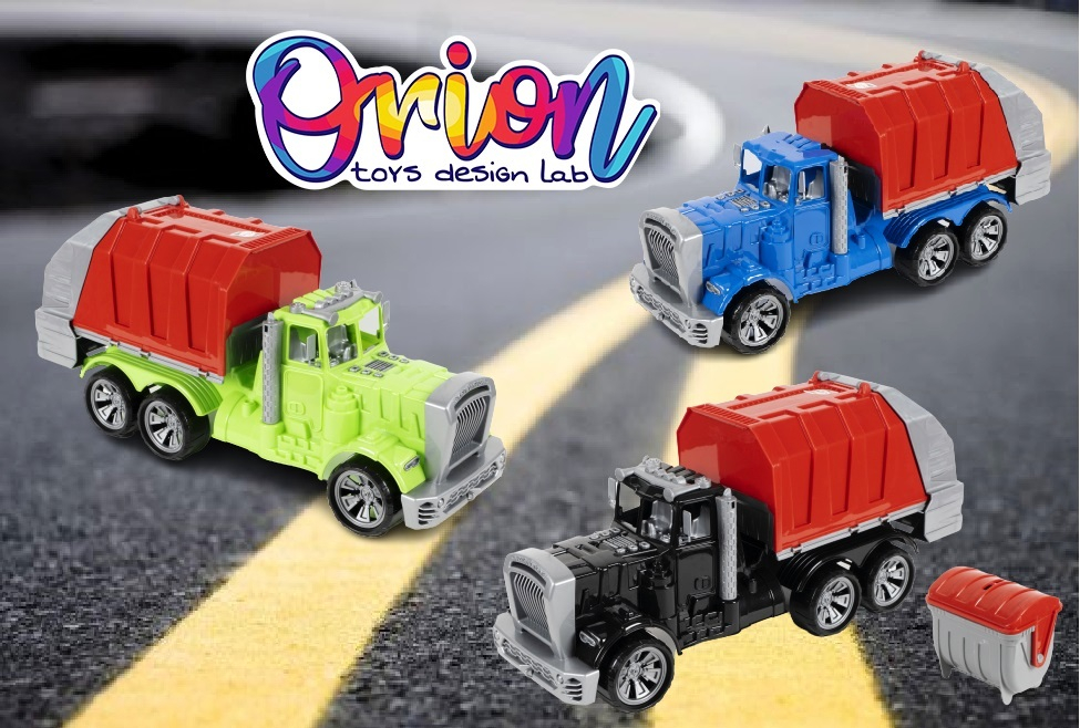 ГОЛЯМ Камион за боклук с контейнер, Auto Fargo - M, ORION, Украйна