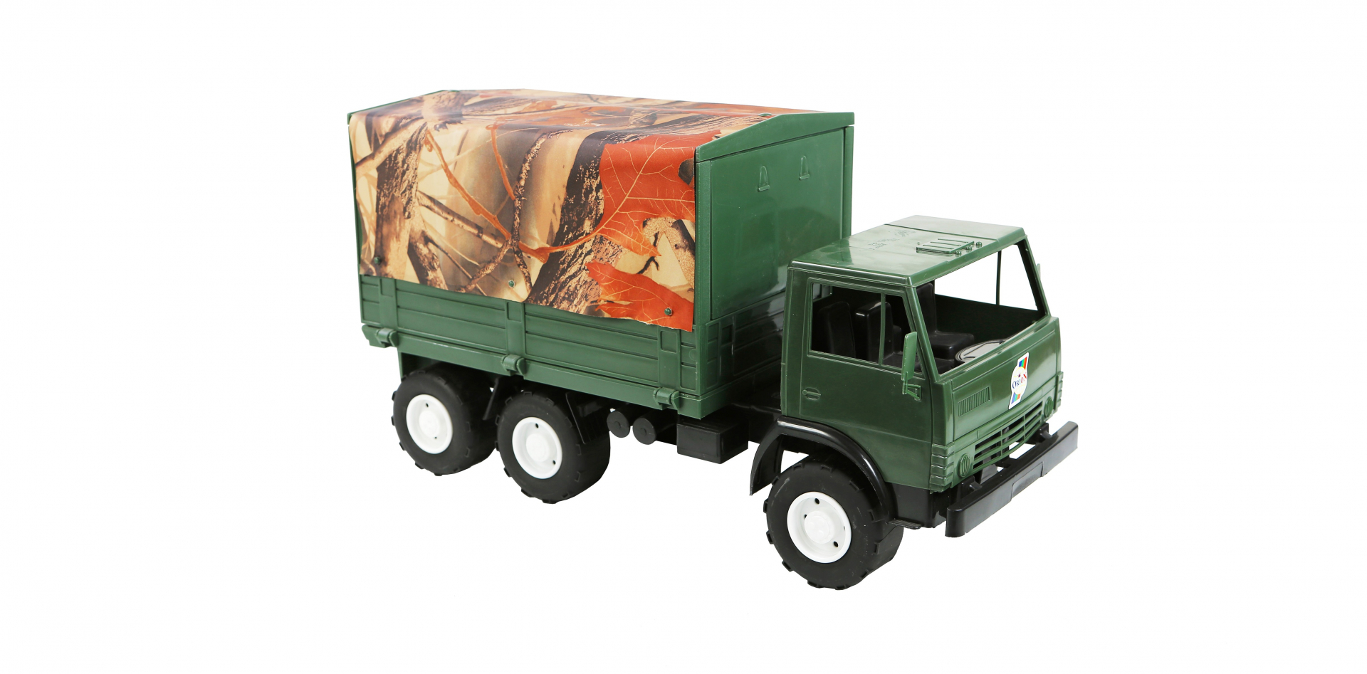 ГОЛЯМ военен камион KAMAZ с брезент, КАМАЗ, 45х19х26см, ORION, Украйна