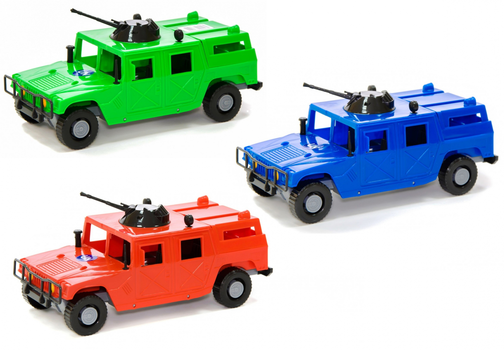 Военен джип с картечница, 3 цвята, 23х11х11см, ORION, Украйна