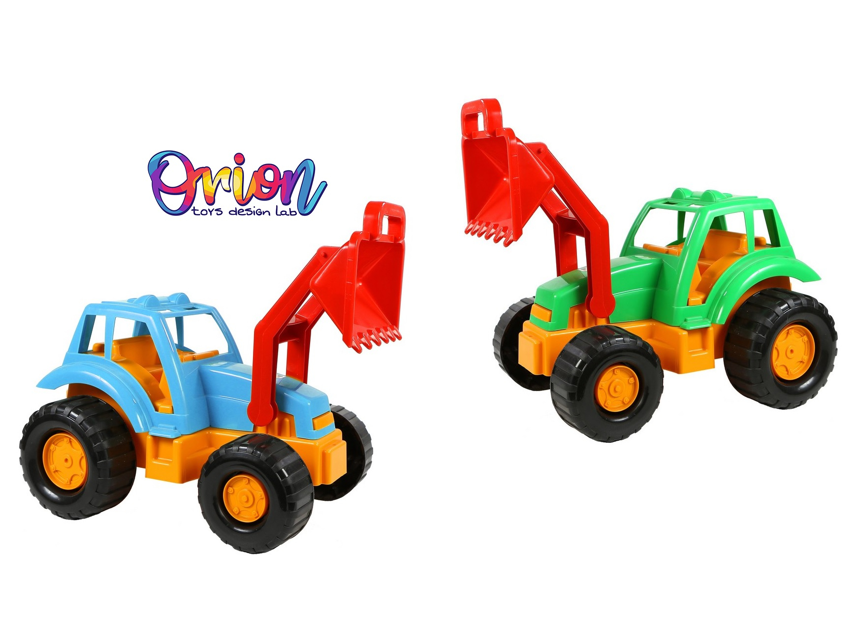ГОЛЯМ Трактор, два цвята, 54х28х25см, ORION, Украйна