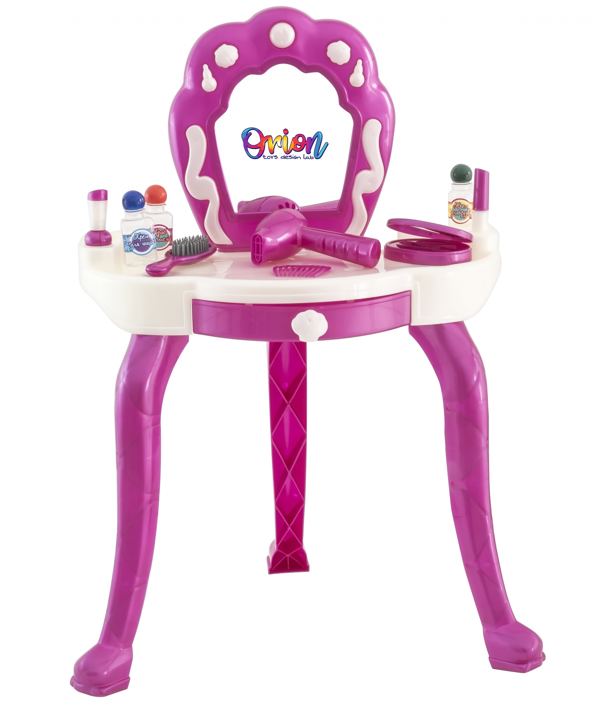 ГОЛЯМА Тоалетка с огледало и аксесоари, 26х14х47см, ORION, Украйна