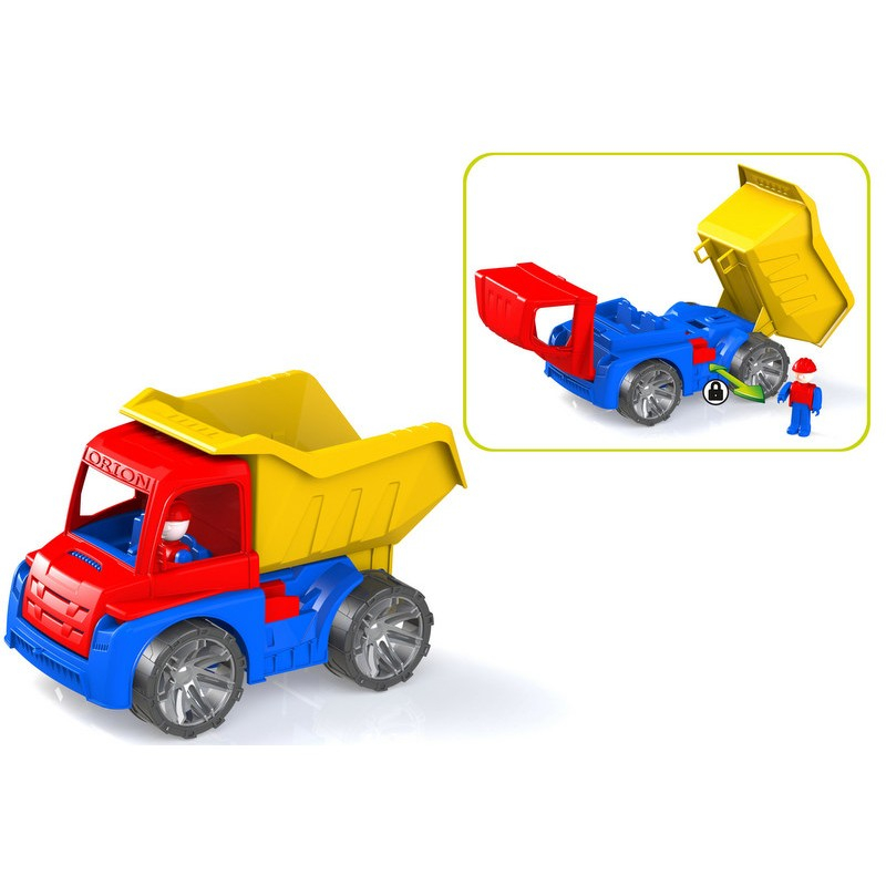 Самосвал с фигурка / шофьор , 28х16х18см, ORION, Украйна