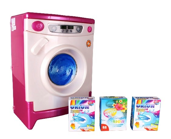 Реалистична пералня със звук и препарат за пране 44х32х22см, в кутия, ORION, Украйна