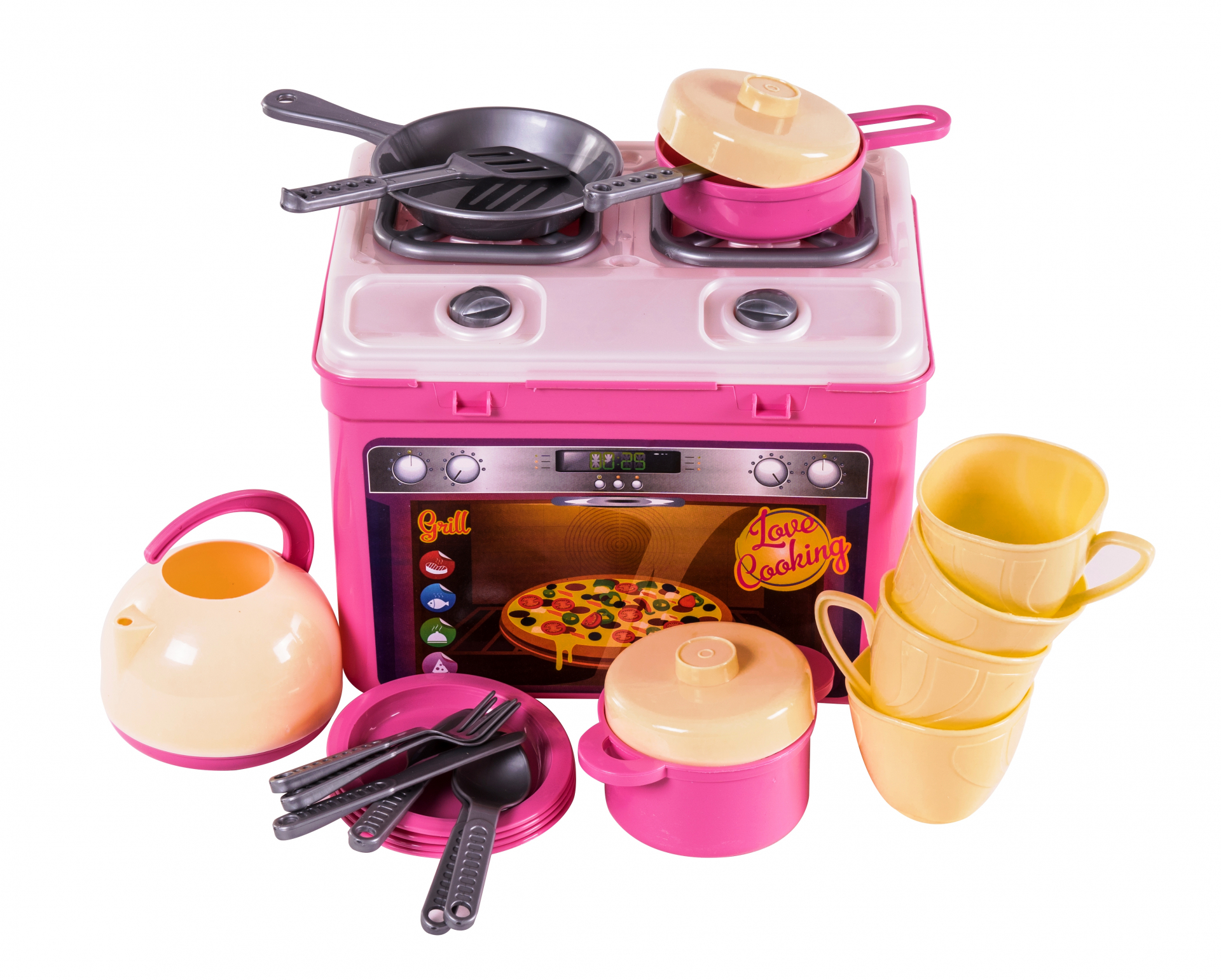 Кухня - Куфарче 2в1, с аксесоари, 22х17х19см, ORION, Украйна