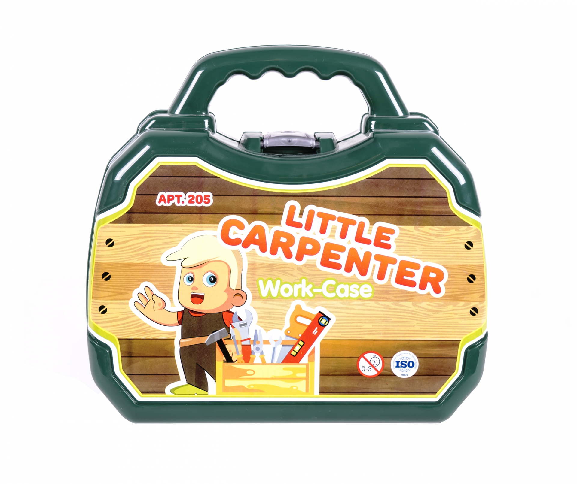 Комплект куфарче с инструменти ,,Малкия дърводелец,, 27х10х26см, ORION, Украйна