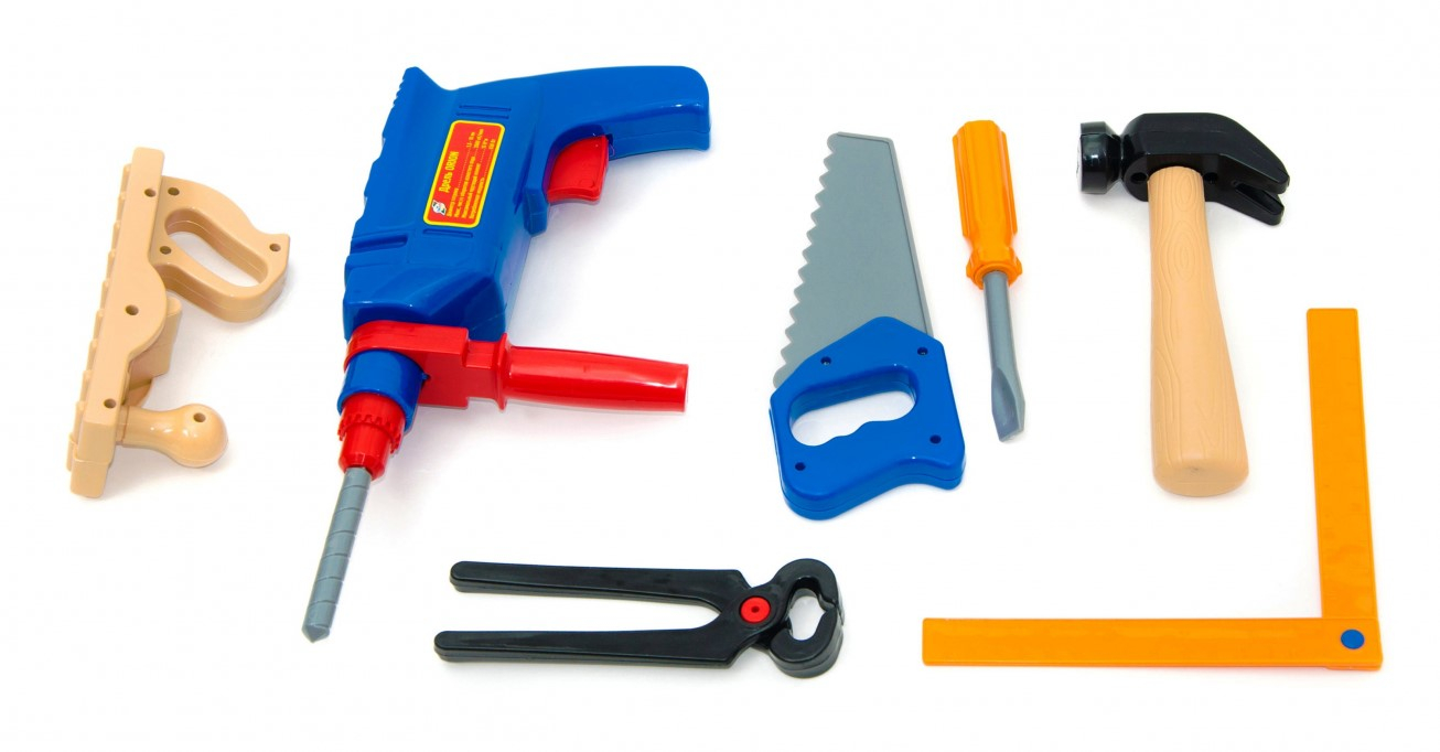 ,,Малкия дърводелец,, комплект инструменти, 26х26х9см, ORION, Украйна