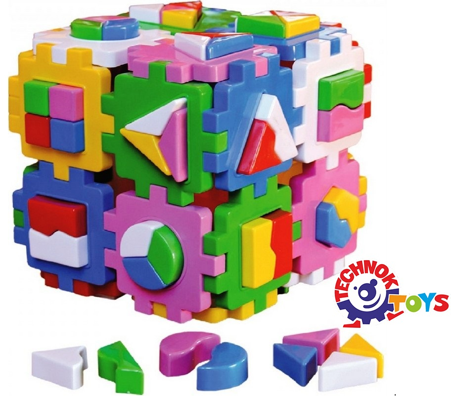 Сортер куб ,,Супер логика,, 33х23х11см, TECHNOK, Украйна