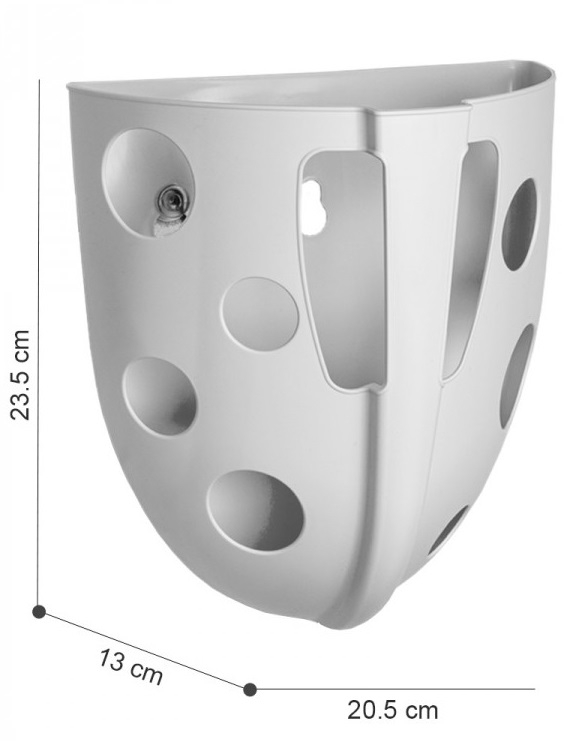 Органайзер за вана, 3 цвята, 23х21х13см, TECHNOK, Украйна