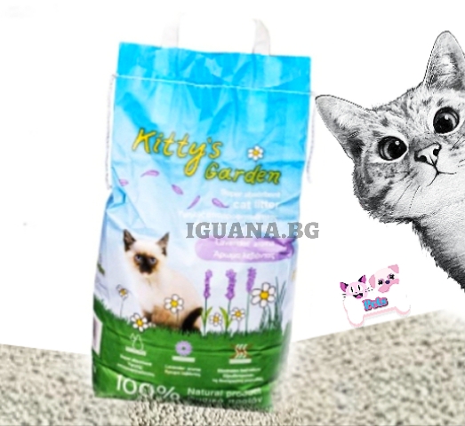 Пясък за котешка тоалетна 5 кг , натурален продукт