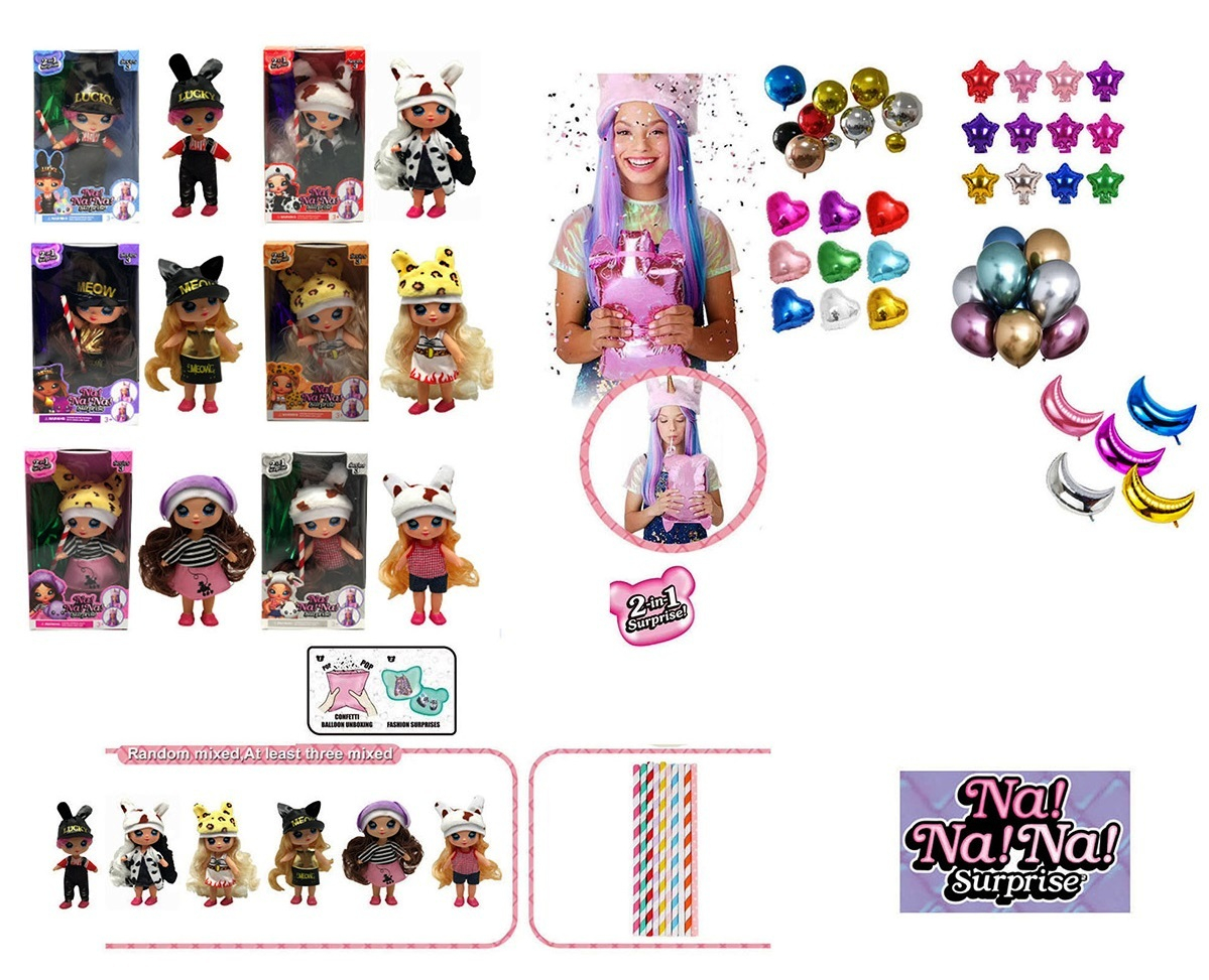 Кукла NA! NA! NA! SURPRISE с балон - изненада 2в1